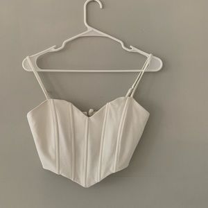 Cropped corset top!